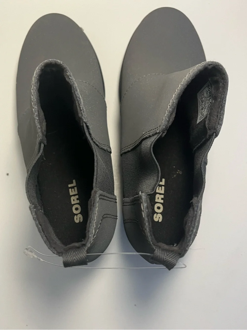 Kids Gray Sorel Boots - Stylish Slip-On Ankle Boots